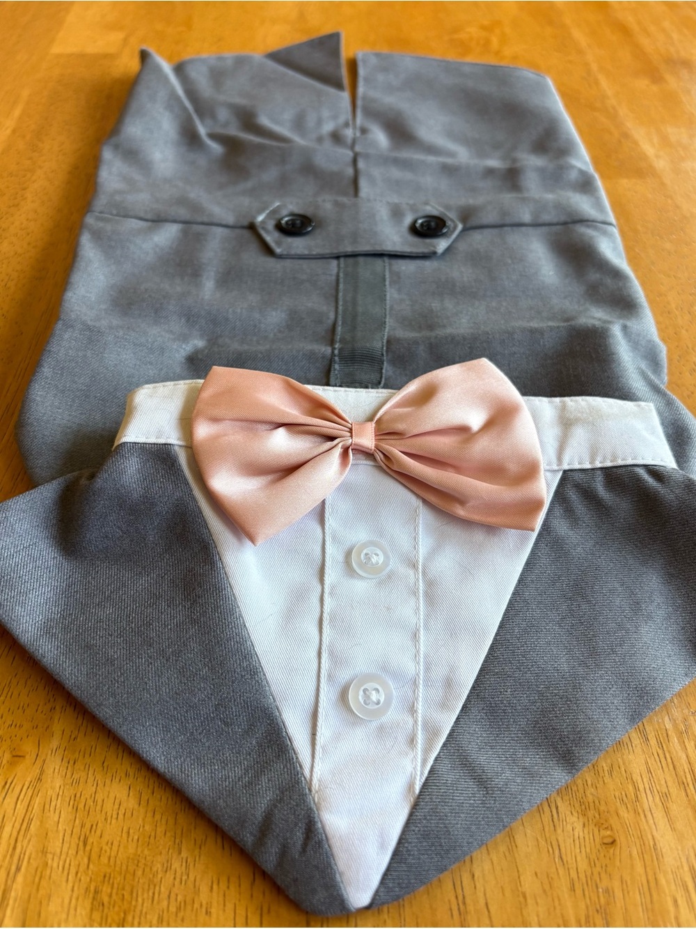 Formal Dog Tuxedo Bandana and Suit Set
